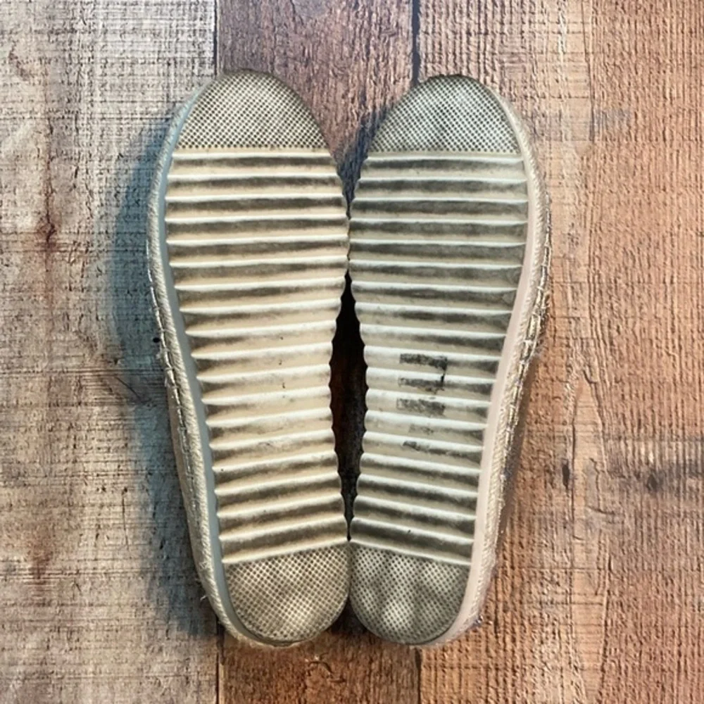 Patrizia‎ Spring Step Austral Gold Metallic Espadrille Flats Beaded Shoes EU 37